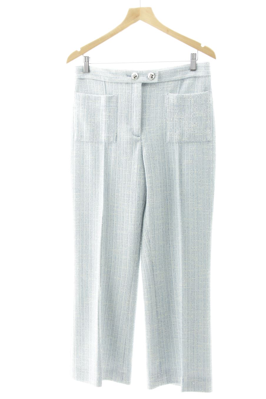 Pantalón de Zara de la talla 40, de color azul