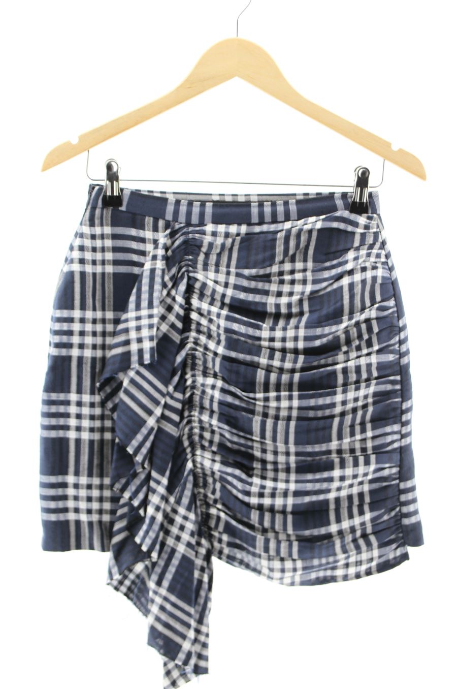 Falda de Zara de la talla XS, de color cuadros