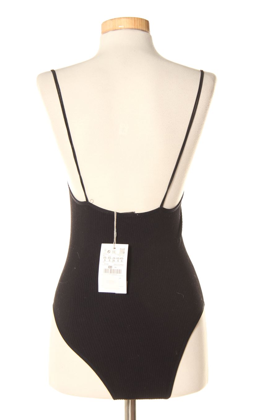 Body de Pull & Bear de la talla XS, de color negro