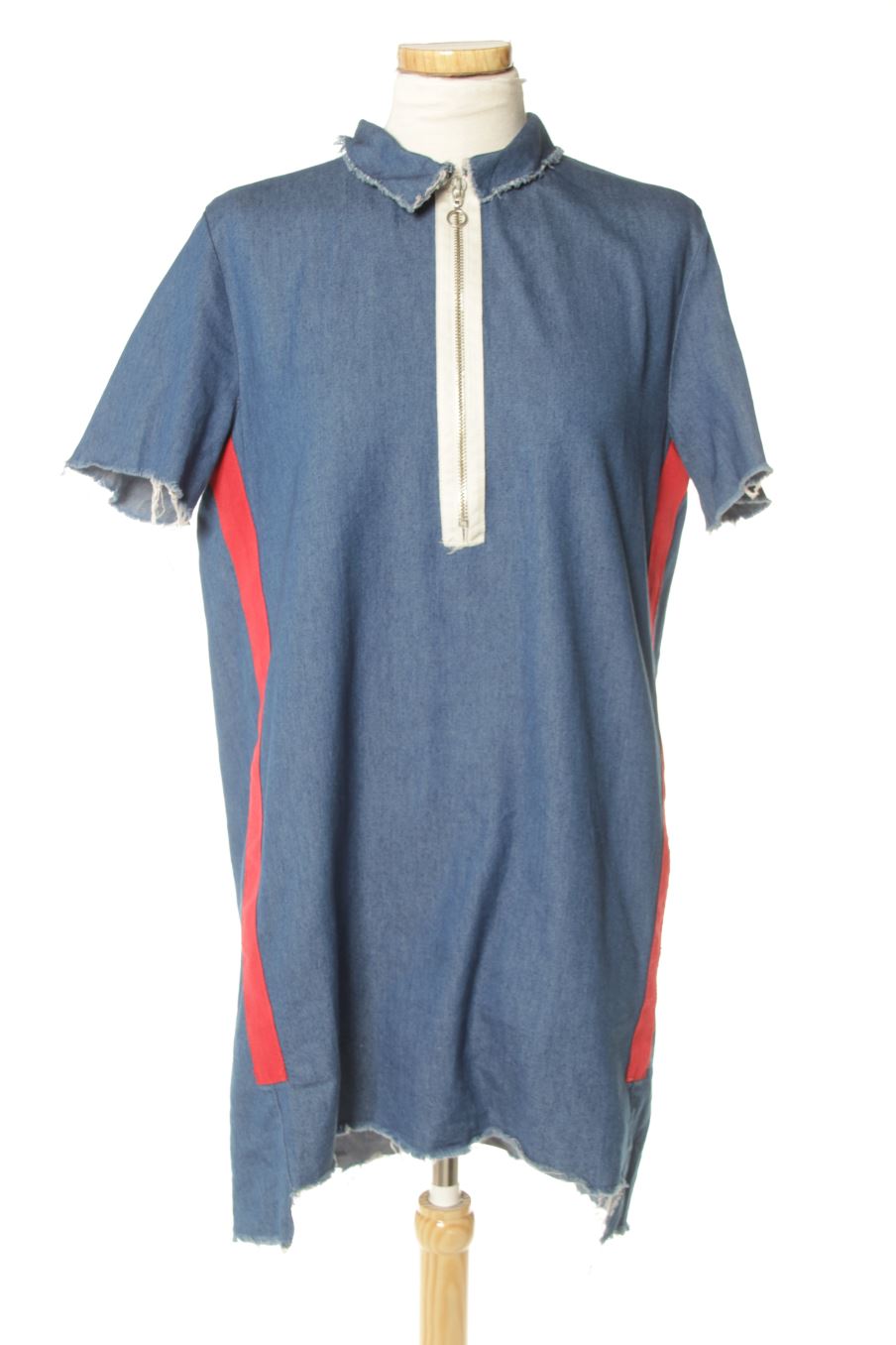 Robe casual Trafaluc de la taille M, de couleur bleu marine
