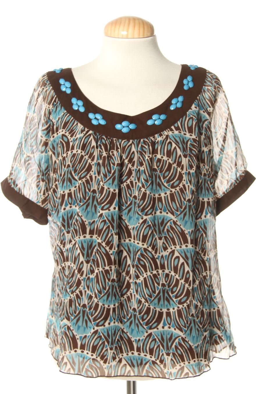 Blouse à manches courtes PERCENTIL de la taille M, de couleur imprimés