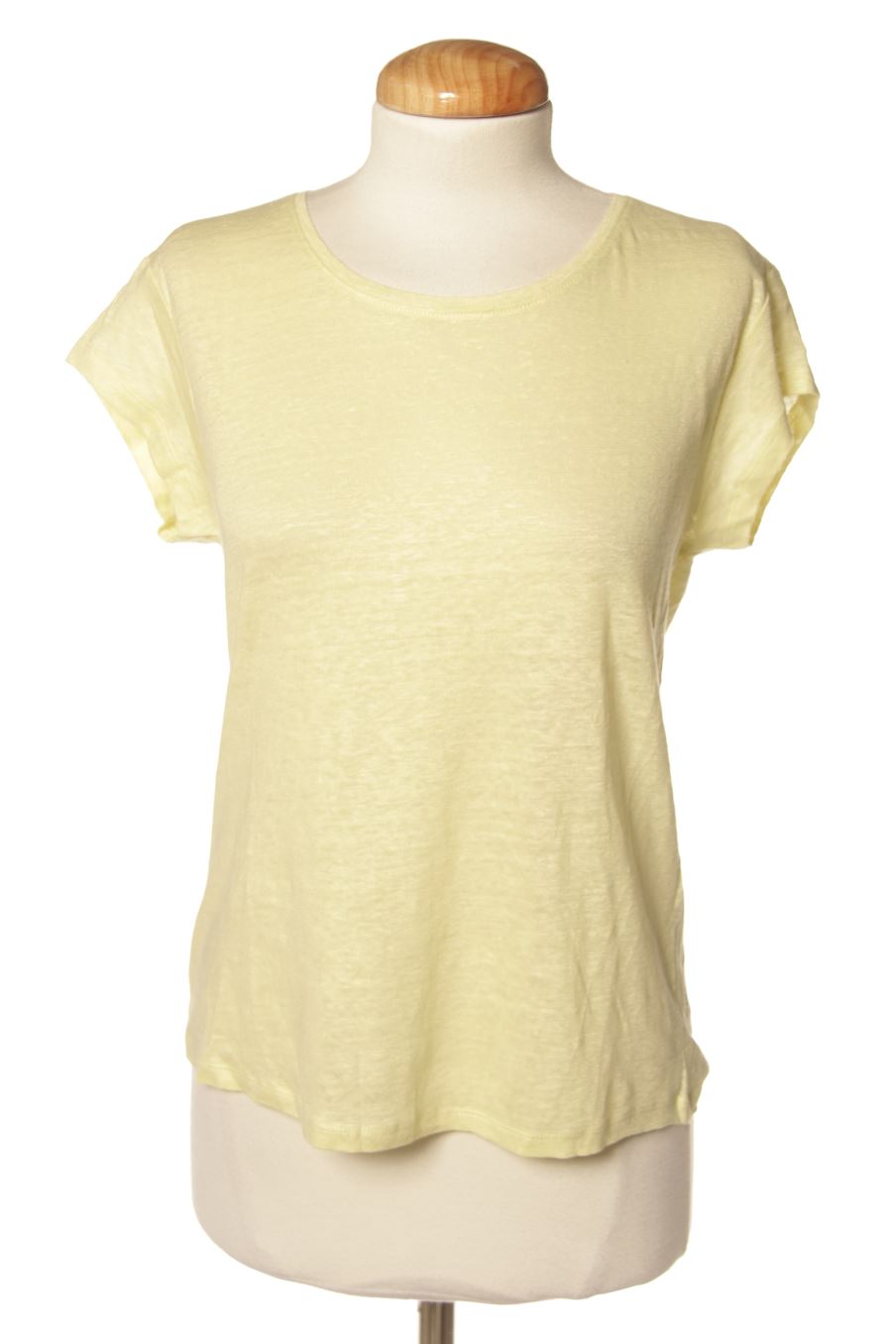 Camiseta de Mango de la talla XS, de color verde