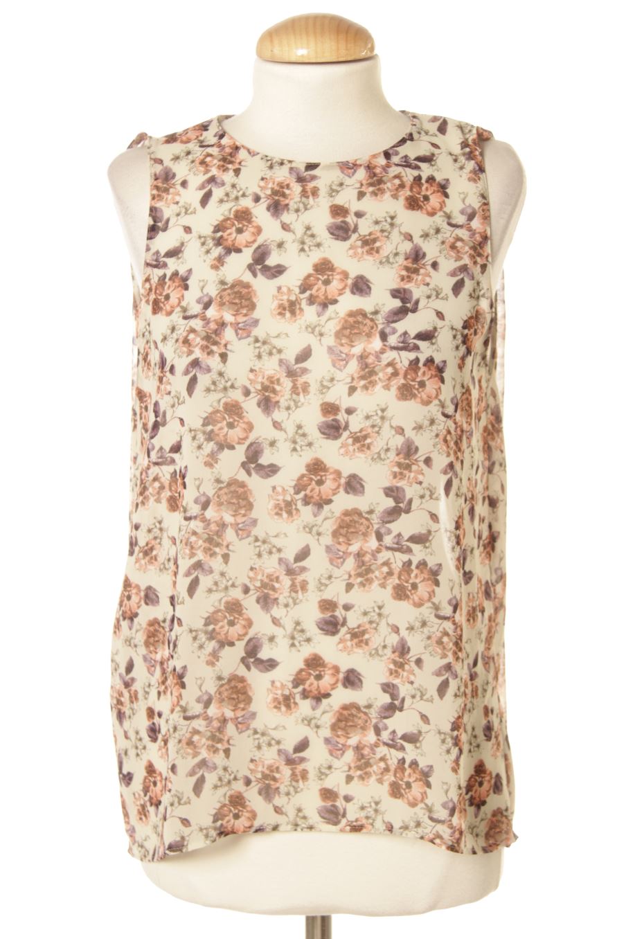 Camisa sin mangas de Mango de la talla S, de color estampado