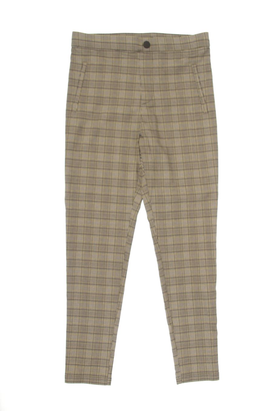 Pantalón de Zara de la talla L, de color cuadros