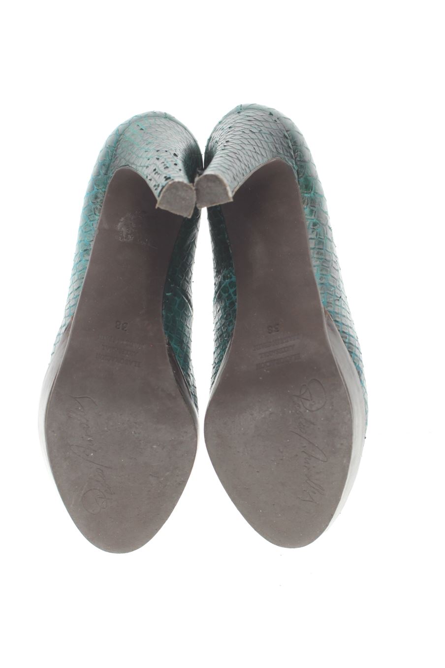 Zapatos de tacon de Pedro Miralles de la talla 38, de color animal print de