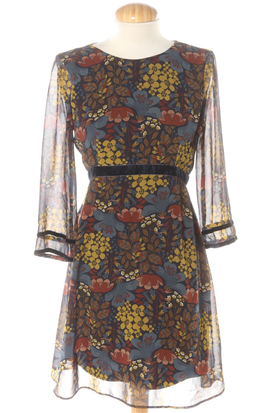 Robe casual Trafaluc de la taille XS, de couleur imprimés