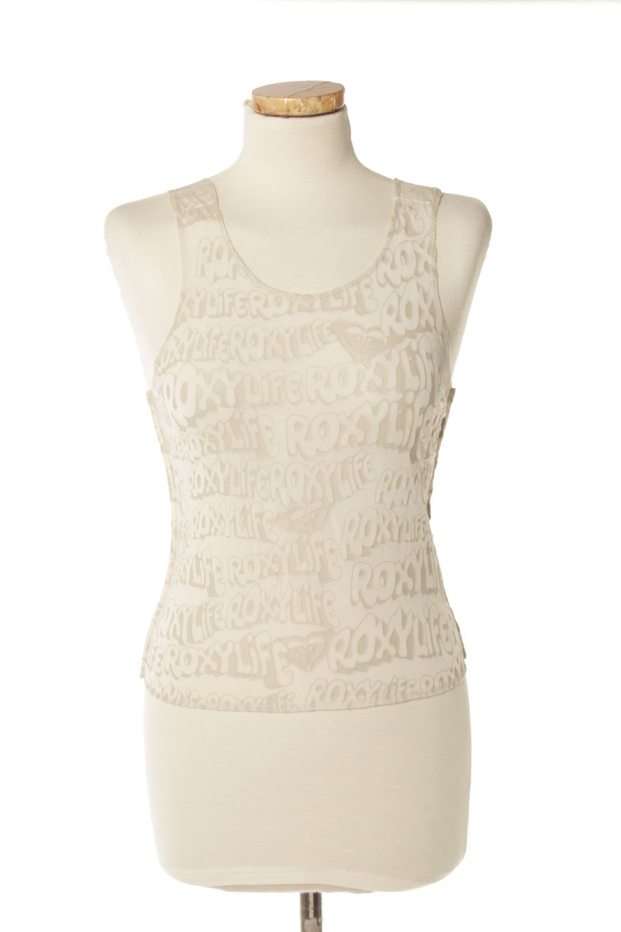 Aufwändiges Top von Roxy Größe S, Farbe Beige, für