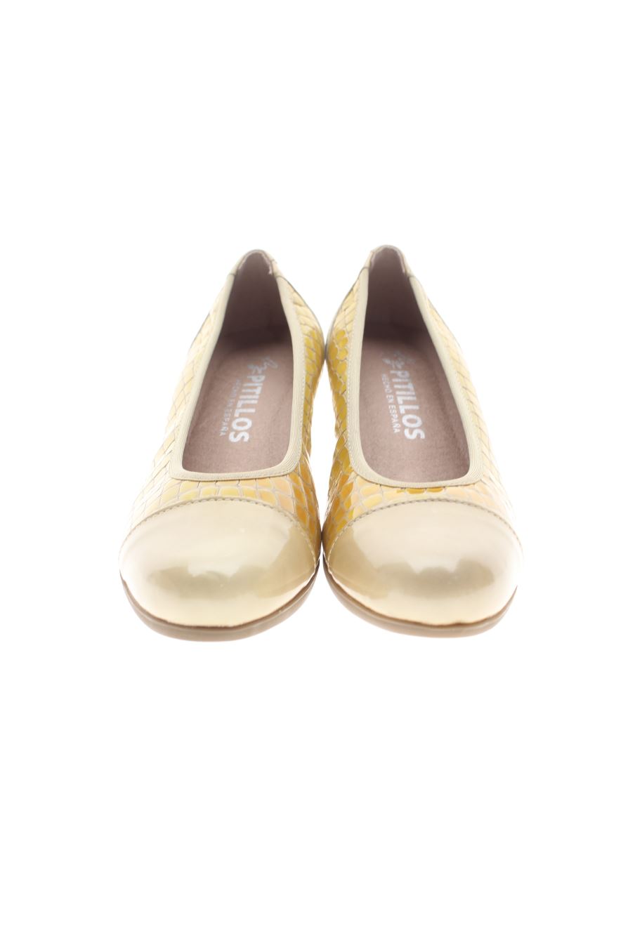 Zapatos de tacon de Pitillos de la talla 36, de color amarillo de