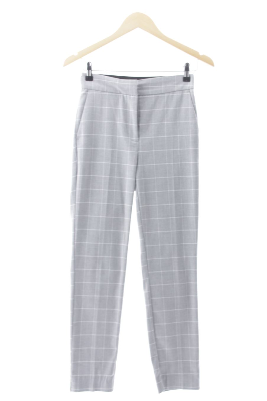 Pantalón de Zara de la talla XS, de color cuadros