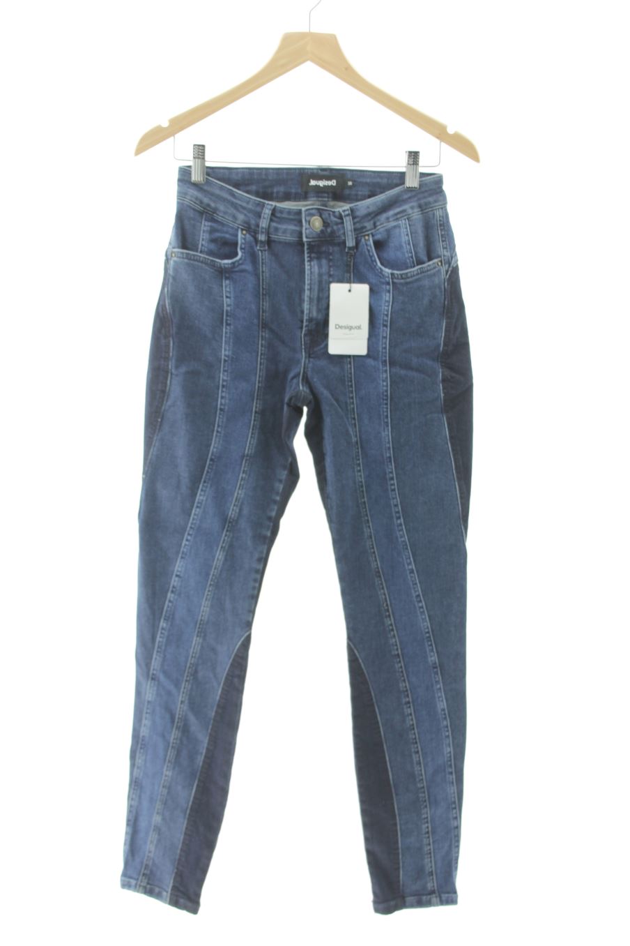 Jeans de Desigual de la talla 38, de color blu