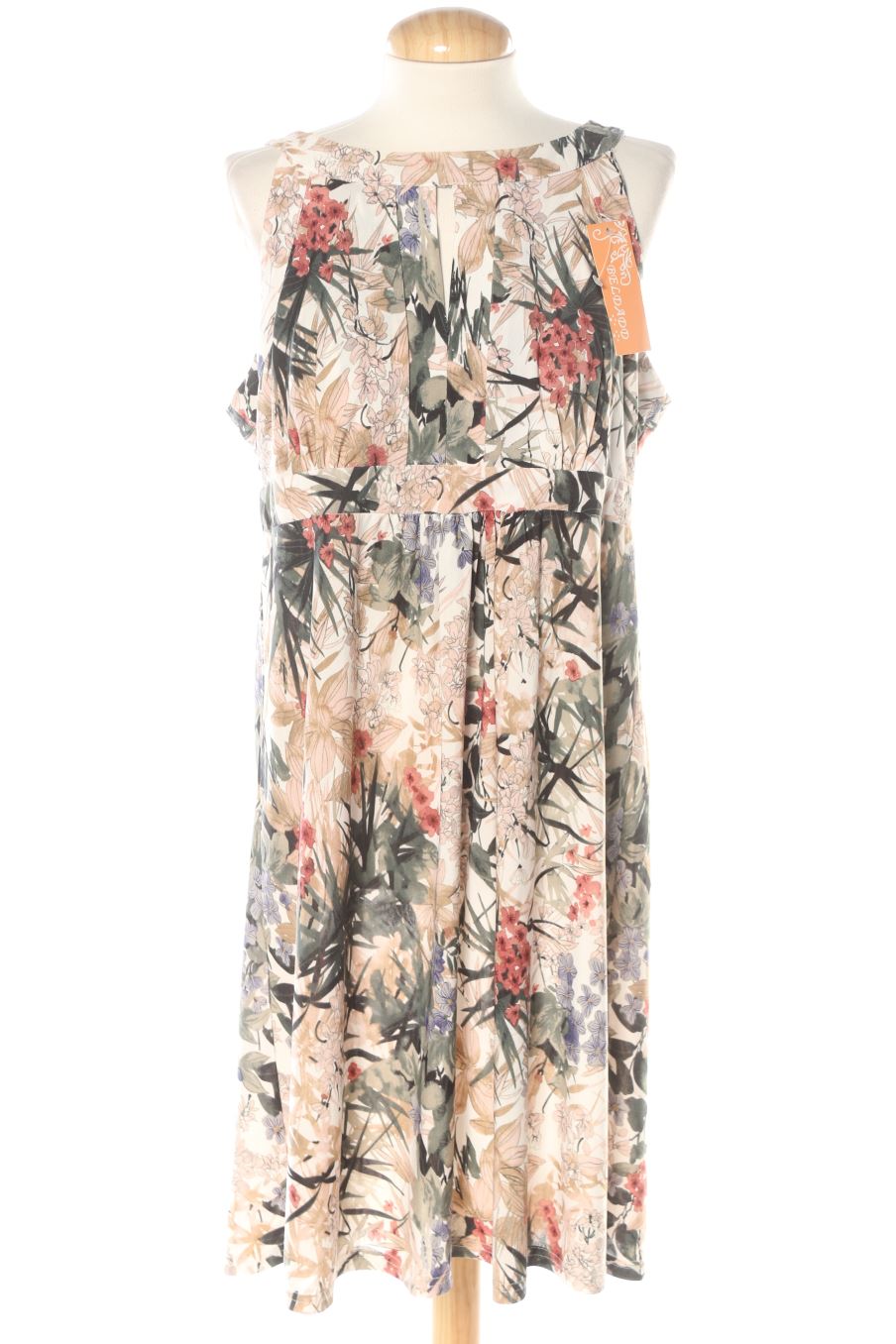 Vestito casual de Beldadd de la talla XL, de color fiori