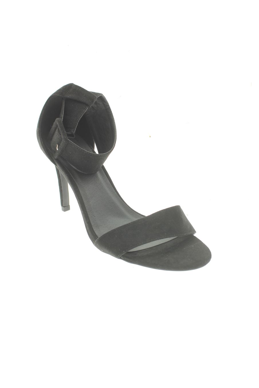 Sandalias tacon de La redoute de la talla 38, de color negro de