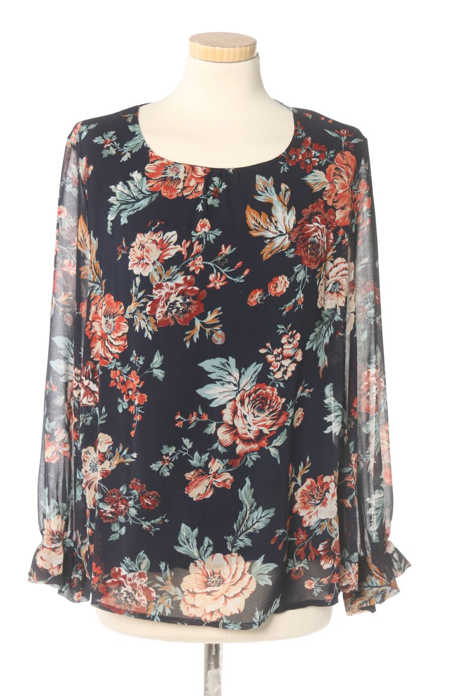 Blusa de manga larga de Springfield de la talla L, de color flores