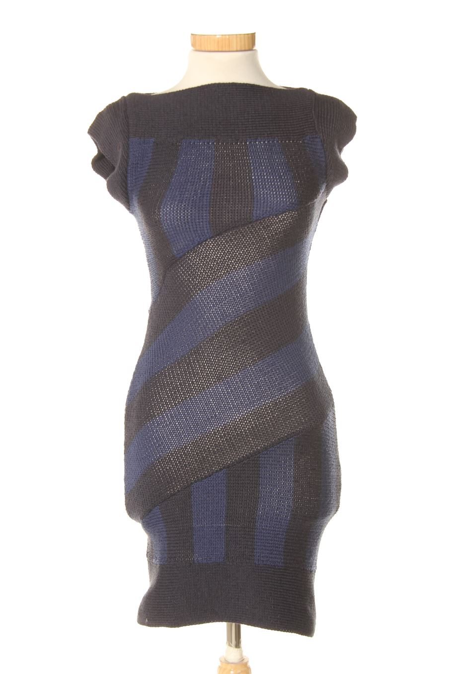 Robe casual Mango de la taille S, de couleur bleu marine