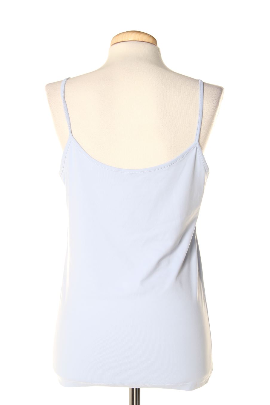Camiseta sin mangas de Zara de la talla L, de color azul