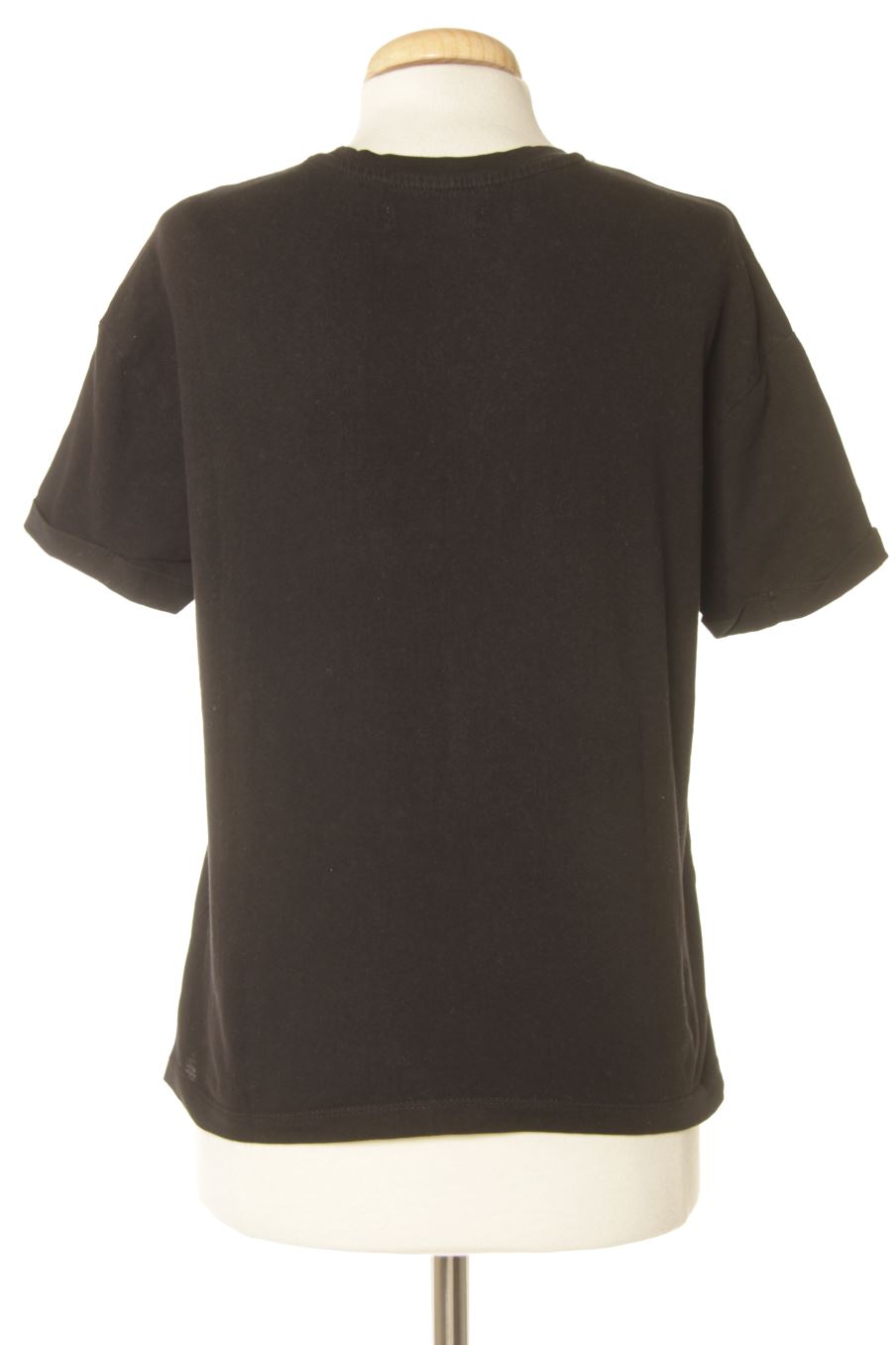 T-shirt Reserved de la taille XS, de couleur noir
