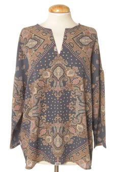 Langärmelige Bluse M natura