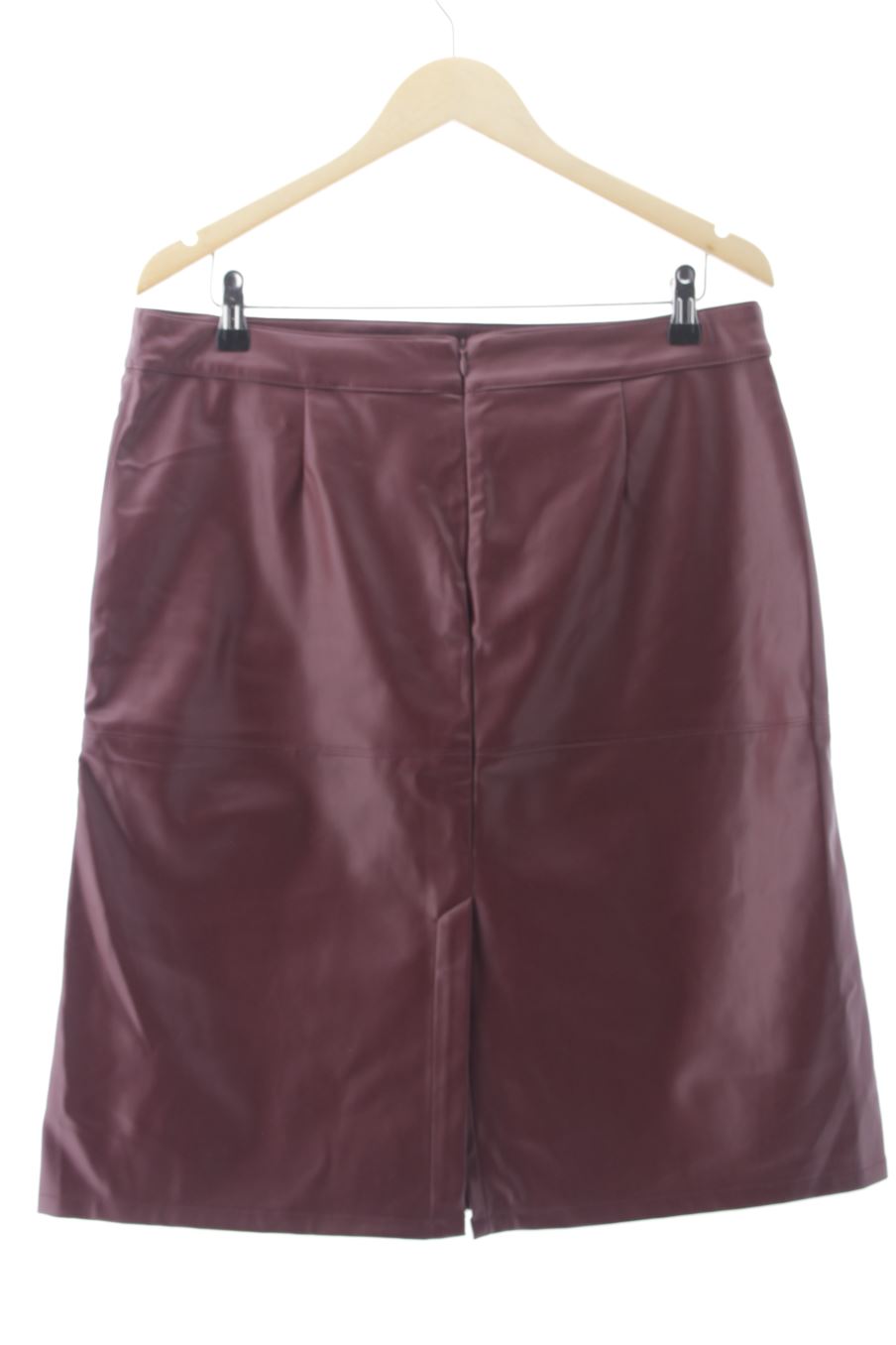 Jupe Cortefiel de la taille L, de couleur bordeaux de synthétique
