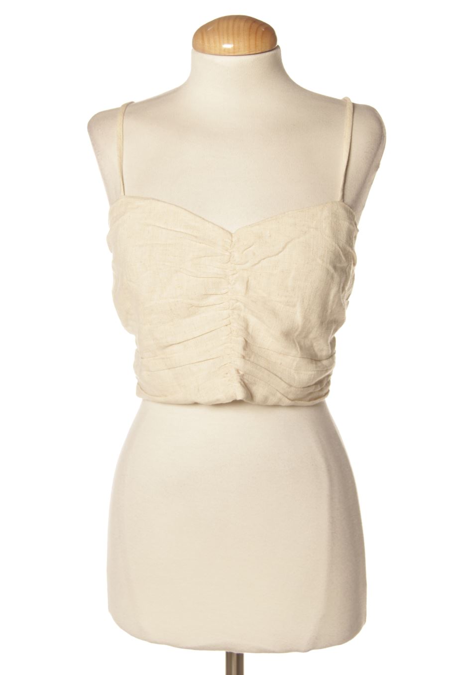 Aufwändiges Top von Stradivarius Größe L, Farbe Beige, für