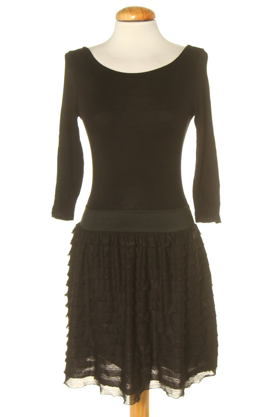 Robe casual Pull & Bear de la taille S, de couleur noir