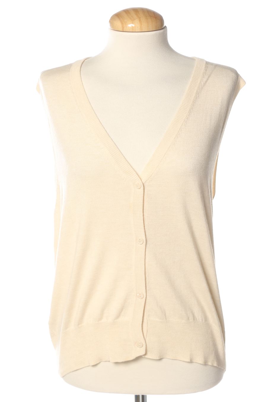 Gilet Mango de la taille L, de couleur beige