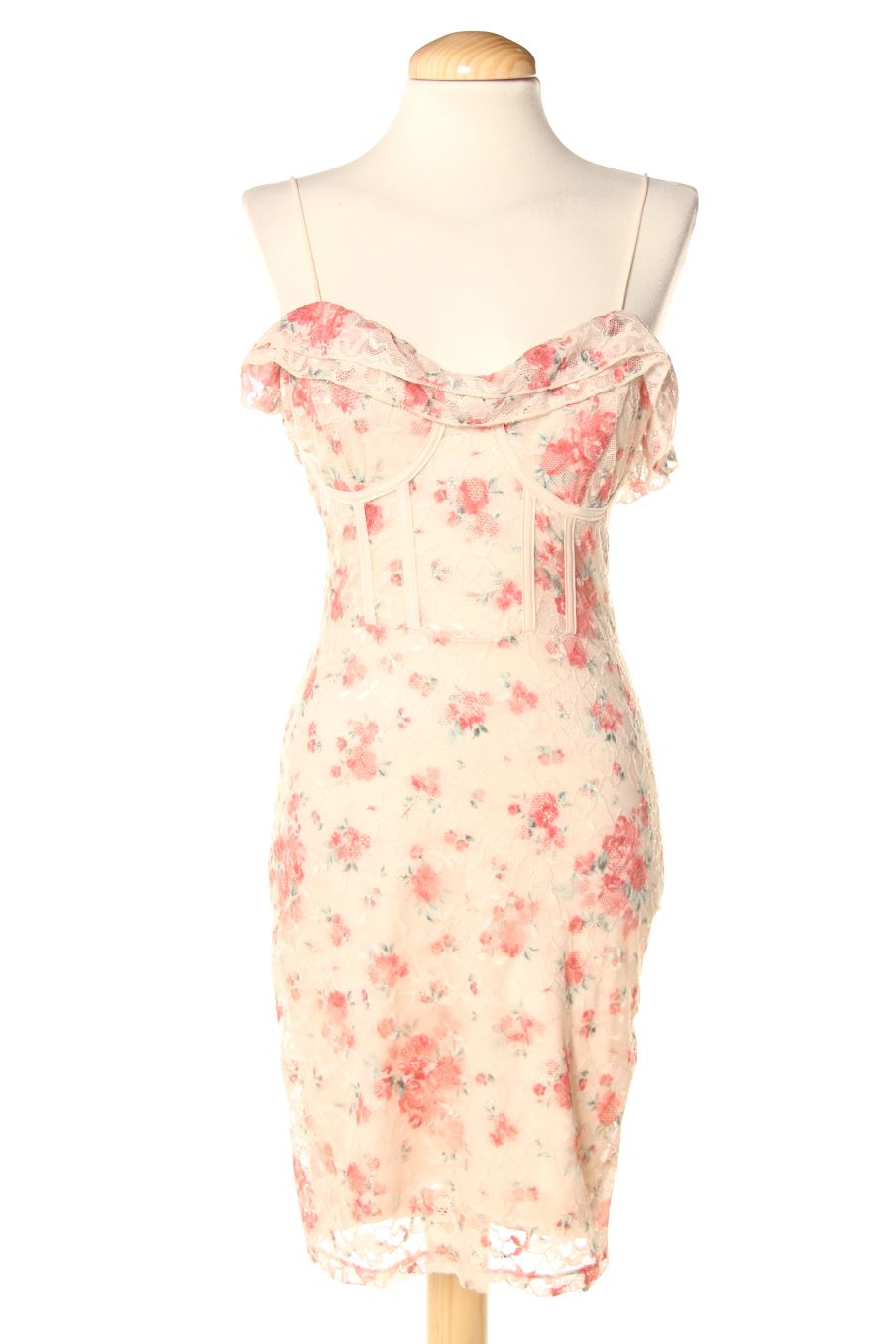 Vestido casual de Bershka de la talla L, de color flores
