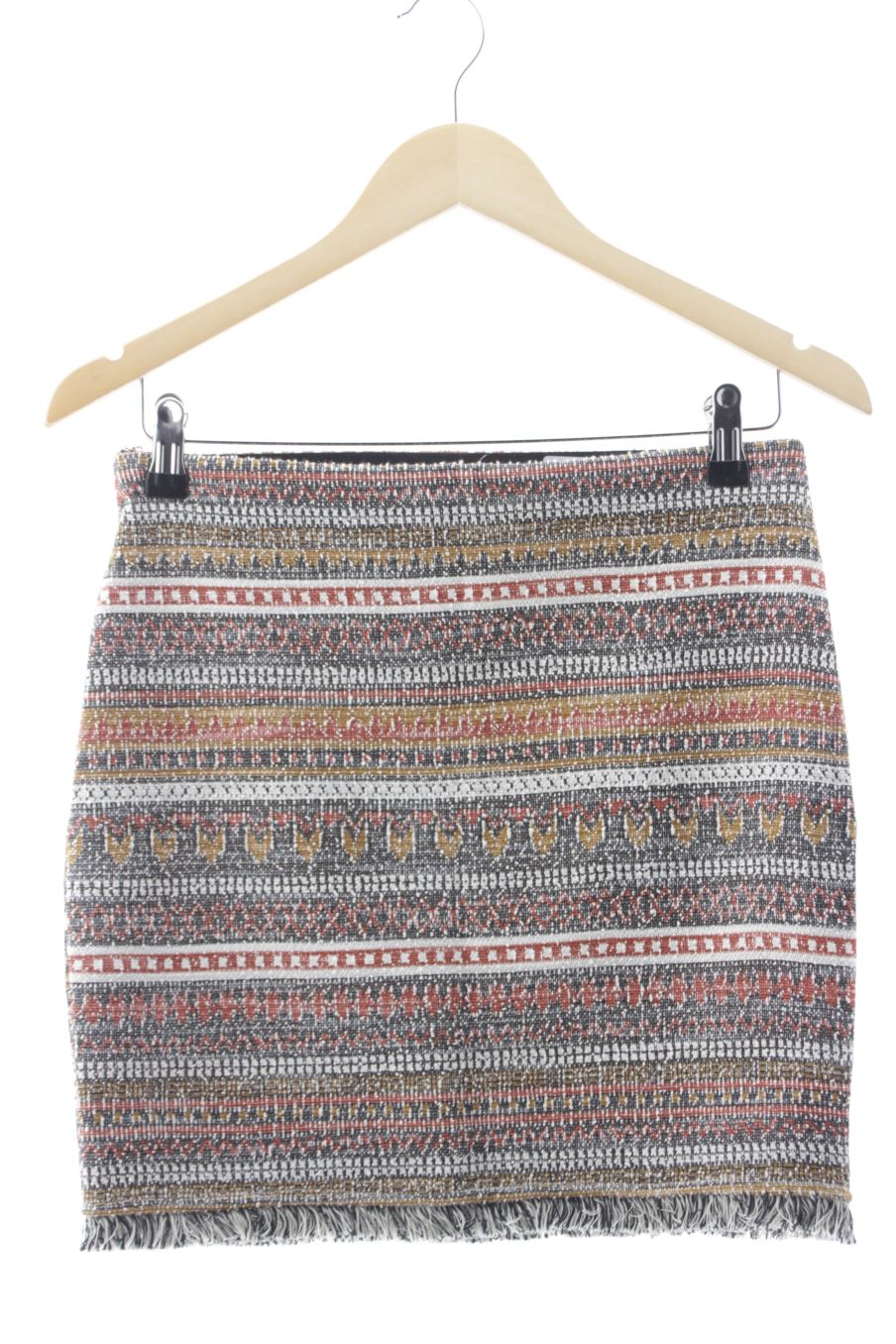 Falda de Bershka de la talla M, de color estampado
