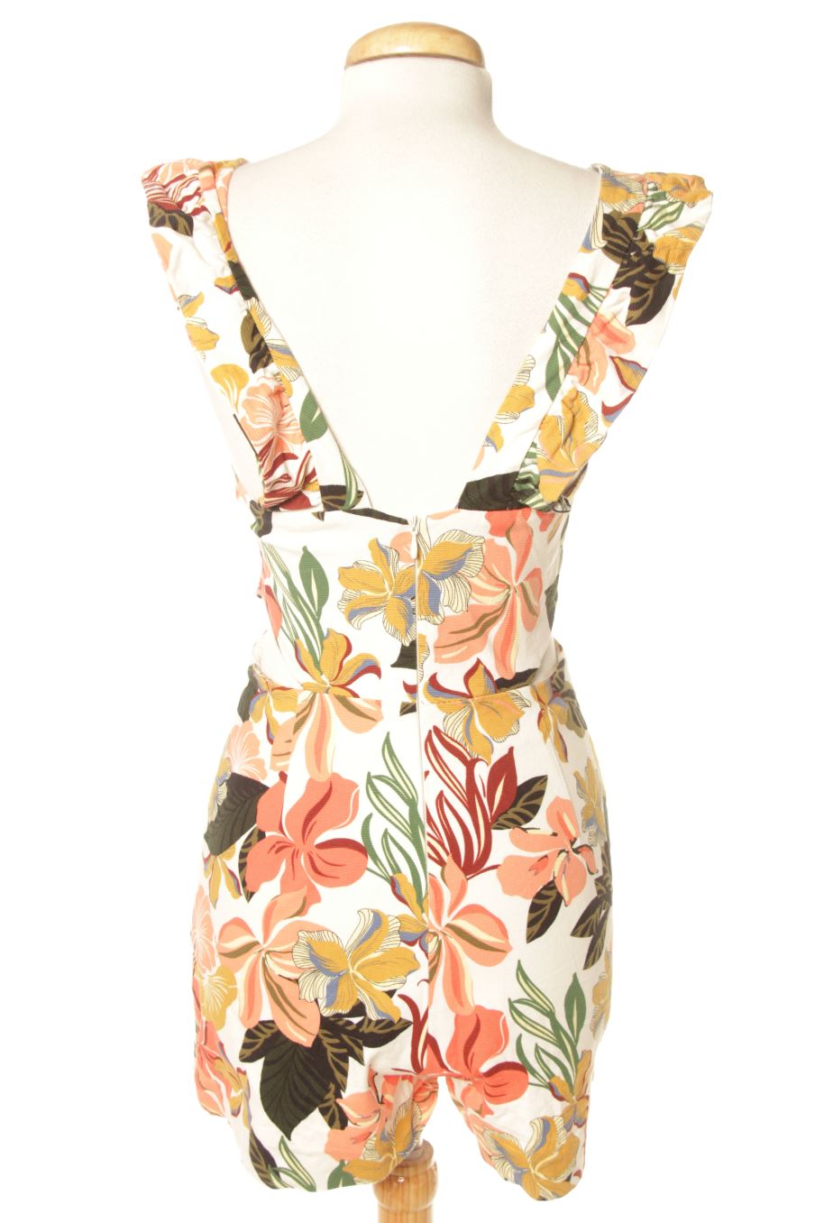 Robe casual Trafaluc de la taille XS, de couleur fleurs
