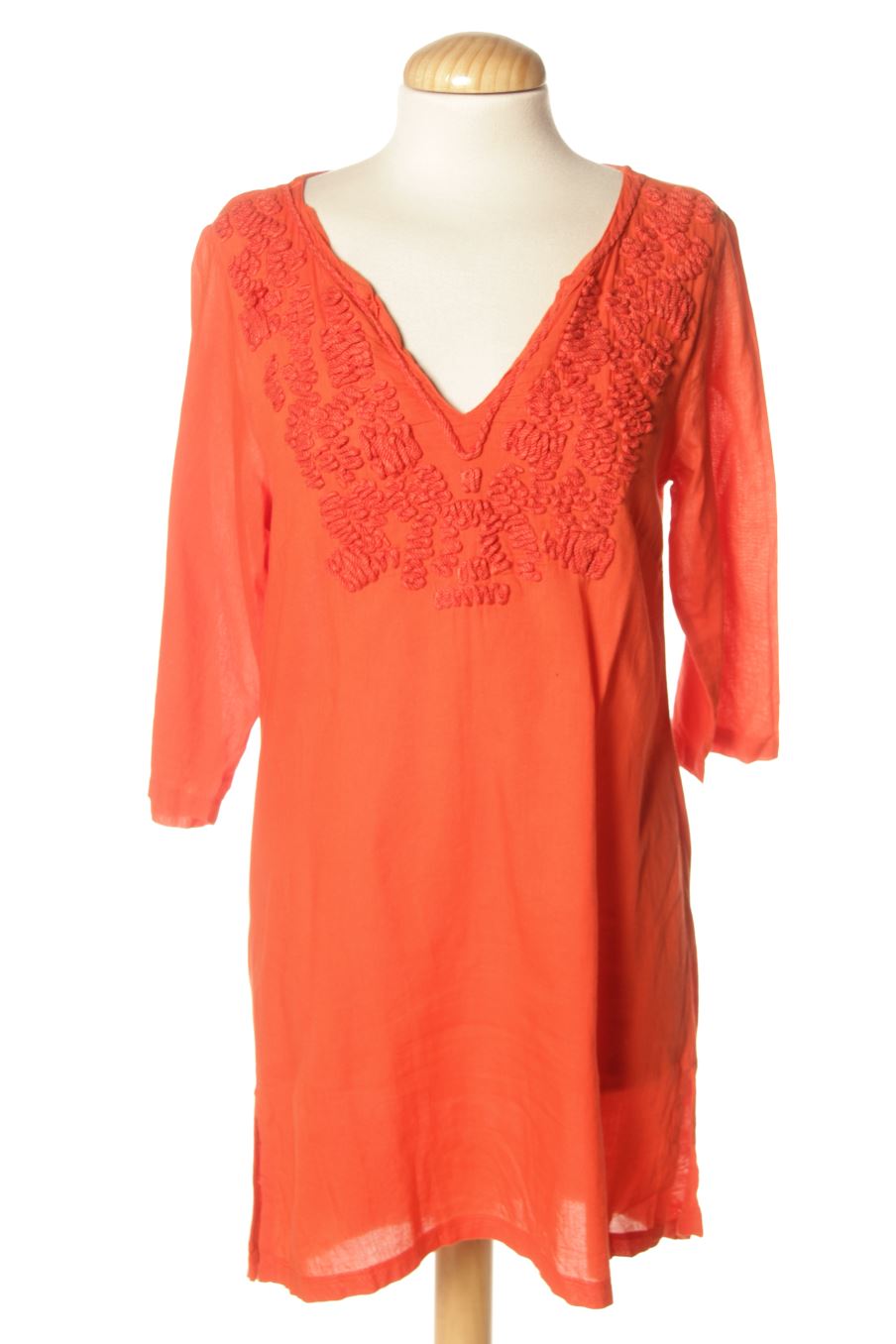 Langärmelige Bluse von Cortefiel Größe S, Farbe Orange, für