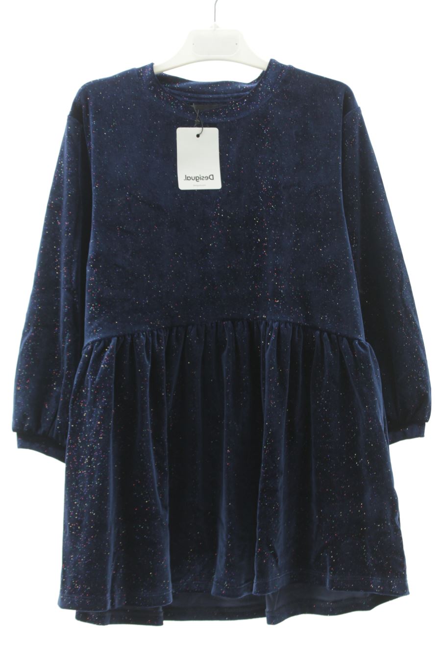 Mit Etikett Desigual Aufwändiges Kleid Größe 122 aus Samt