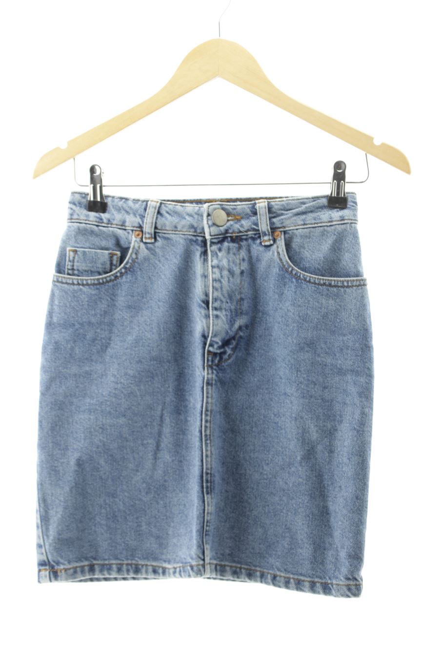 Jupe ASOS de la taille XS, de couleur bleu