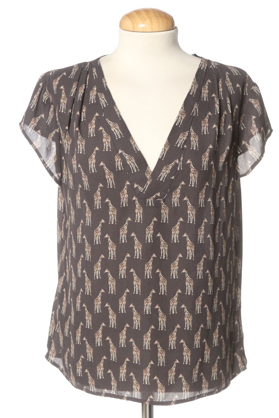 Blouse à manches courtes H&M de la taille 36, de couleur imprimés