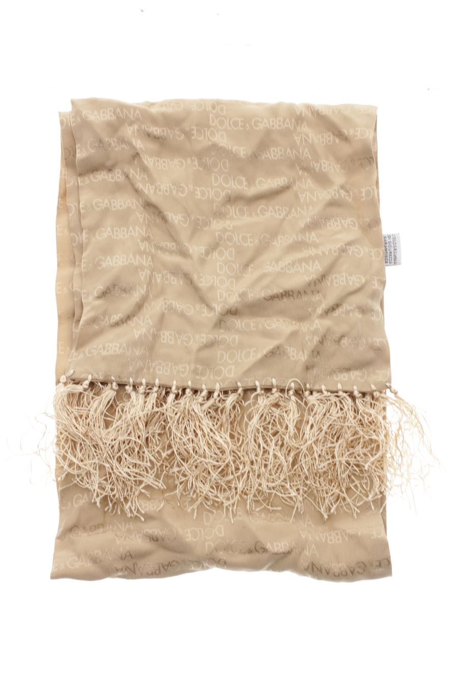 Fular de Dolce & Gabbana de la talla Única, de color marrón de seda