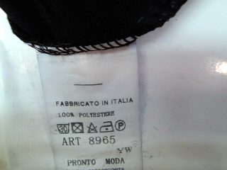 Jupe Made in italy de la taille 32, de couleur noir