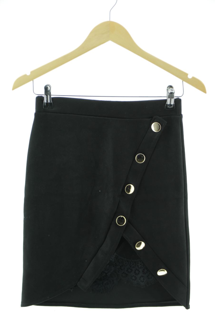 Jupe Made in italy de la taille 32, de couleur noir