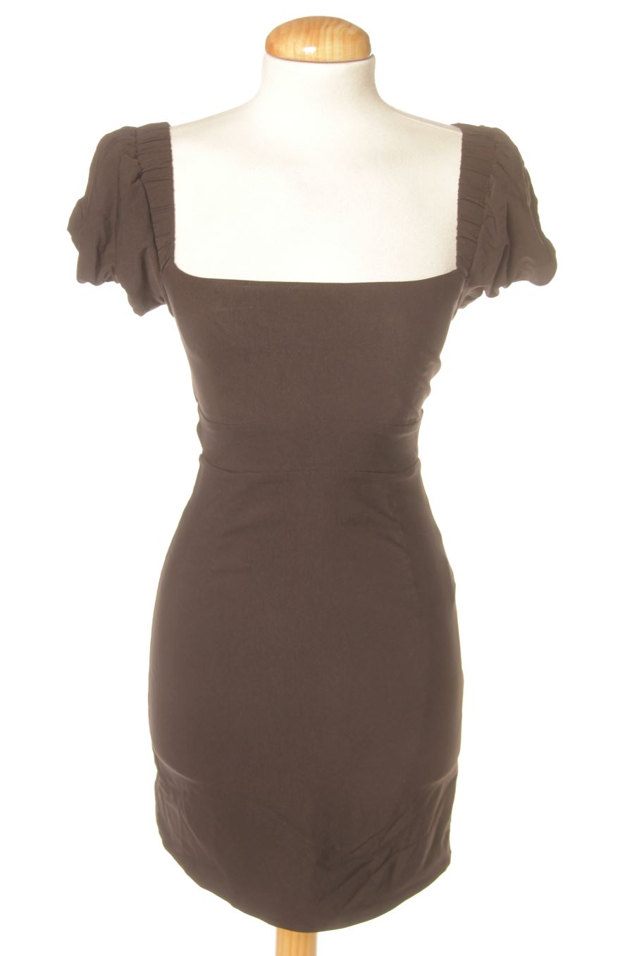 Robe casual Stradivarius de la taille XS, de couleur noir