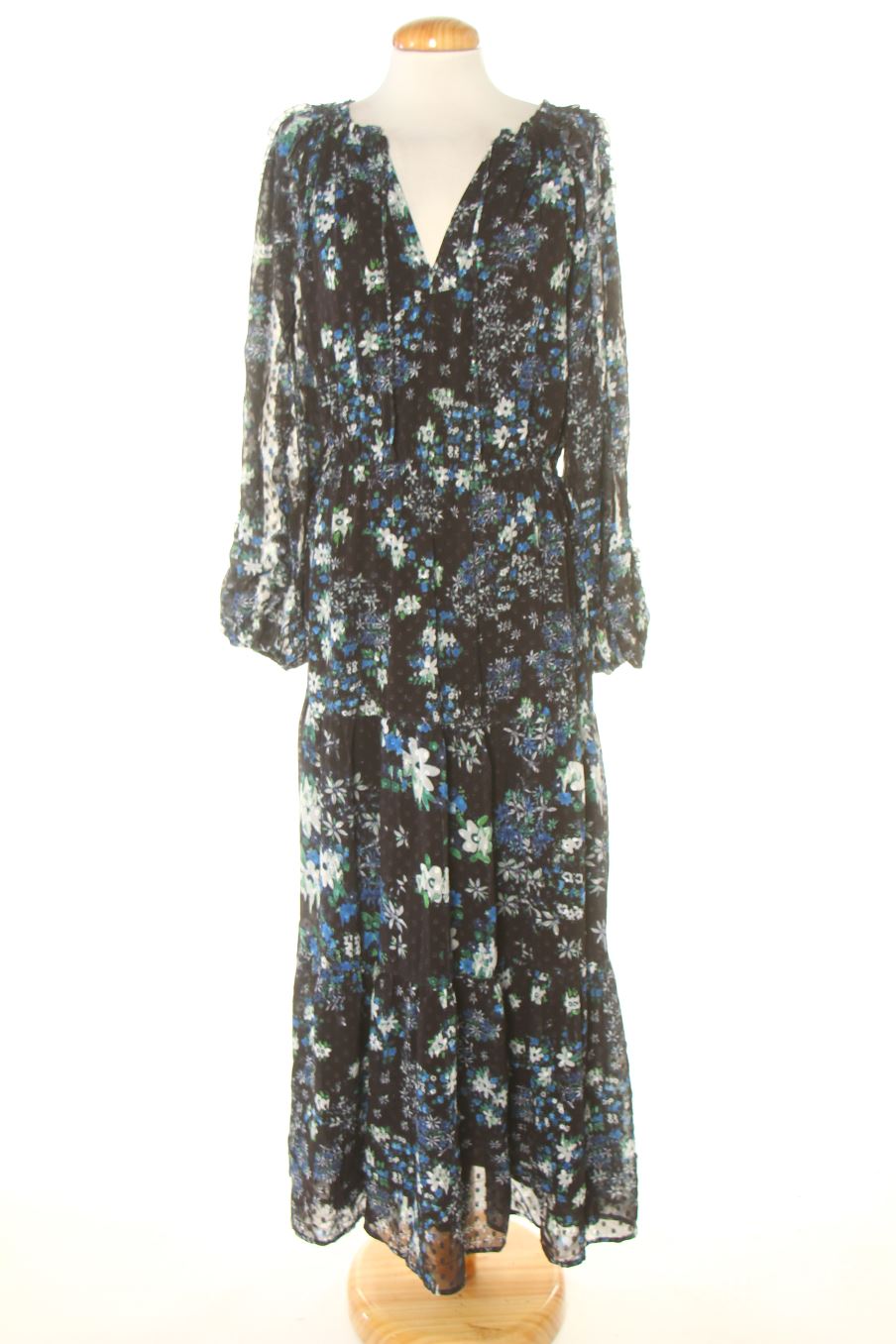Robe casual Desigual de la taille 38, de couleur fleurs