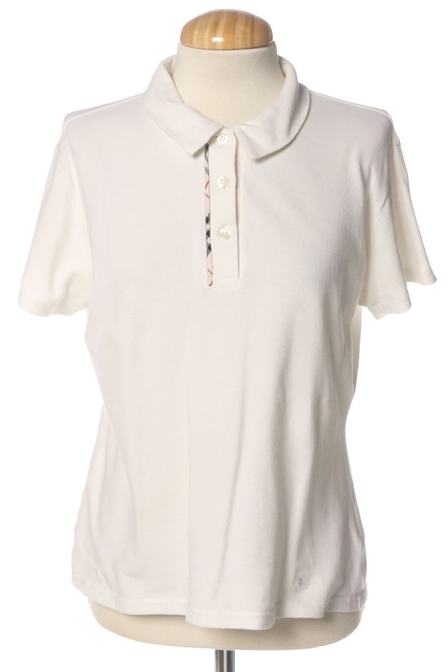 Polo de Burberry de la talla M, de color bianco