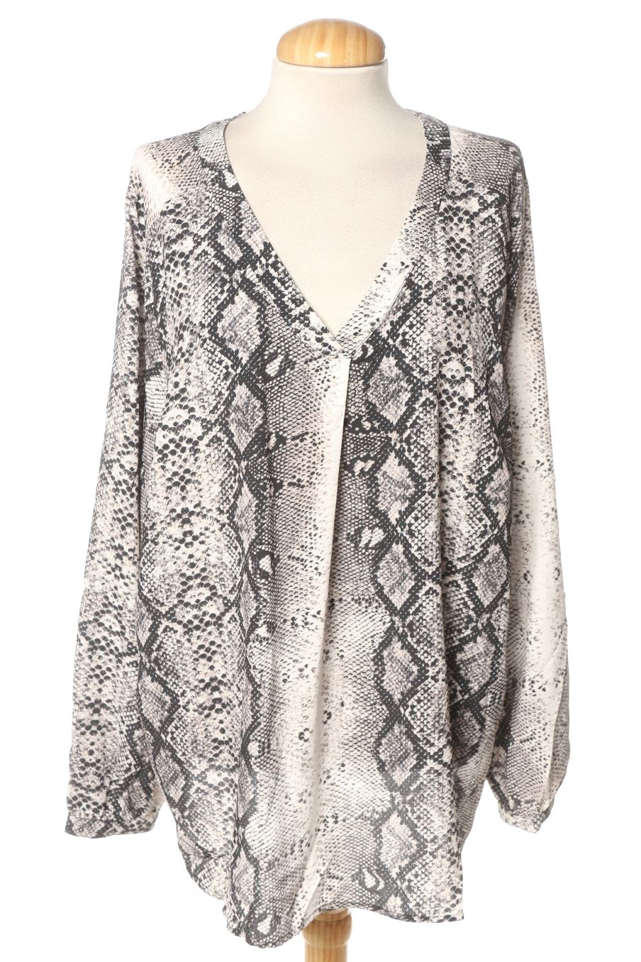 Blouse à manches longues M&S MODE de la taille 46, de couleur animal print
