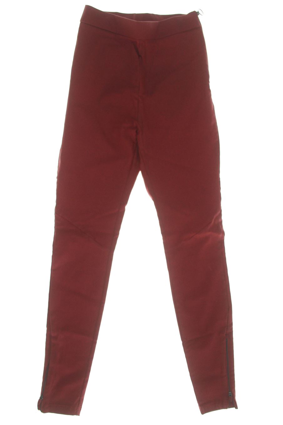 Pantalones de Pull & Bear de la talla 38, de color rojo de sintético