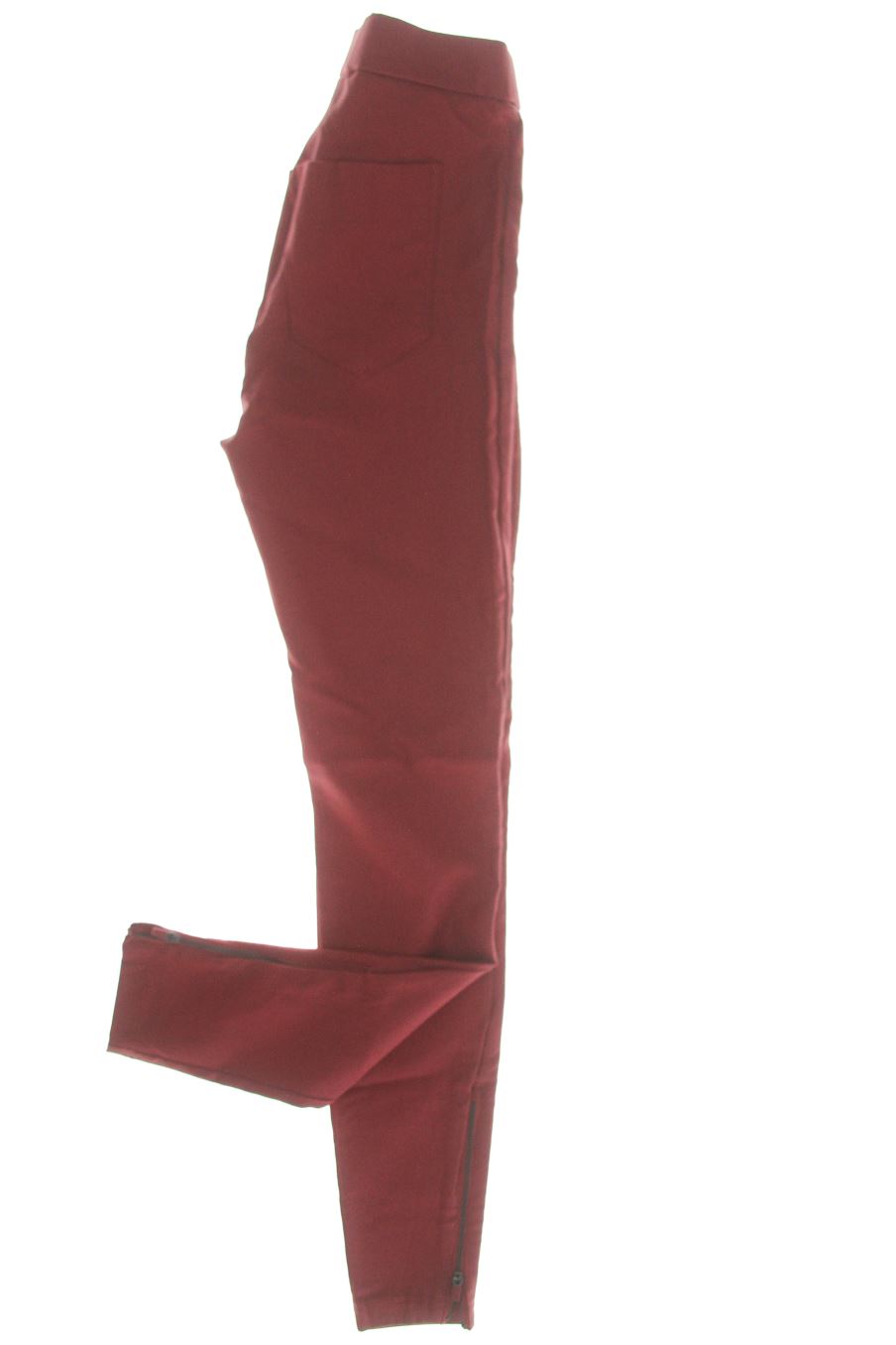 Pantalones de Pull & Bear de la talla 38, de color rojo de sintético