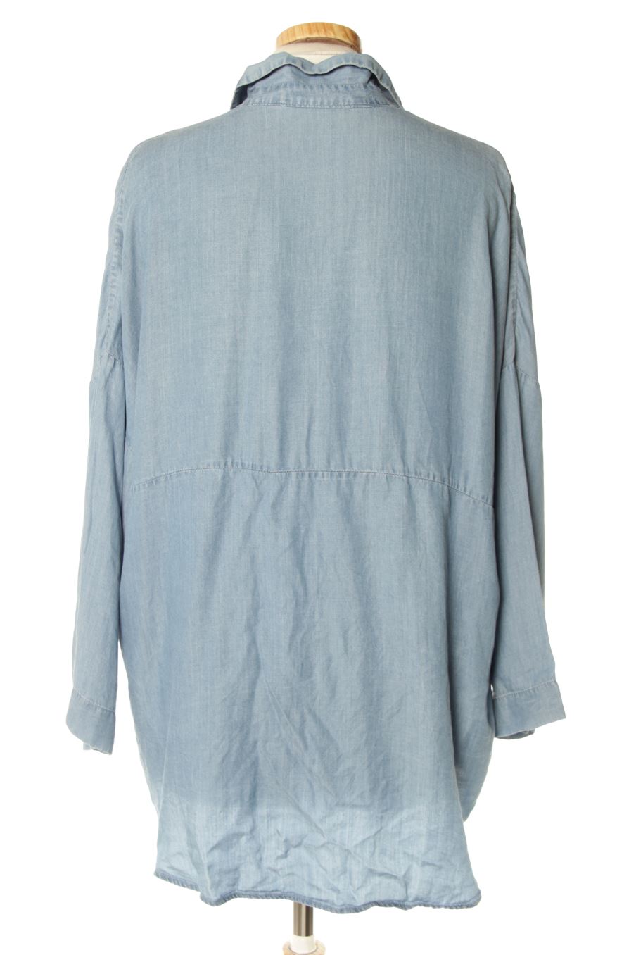 Chemise Trafaluc de la taille S, de couleur bleu