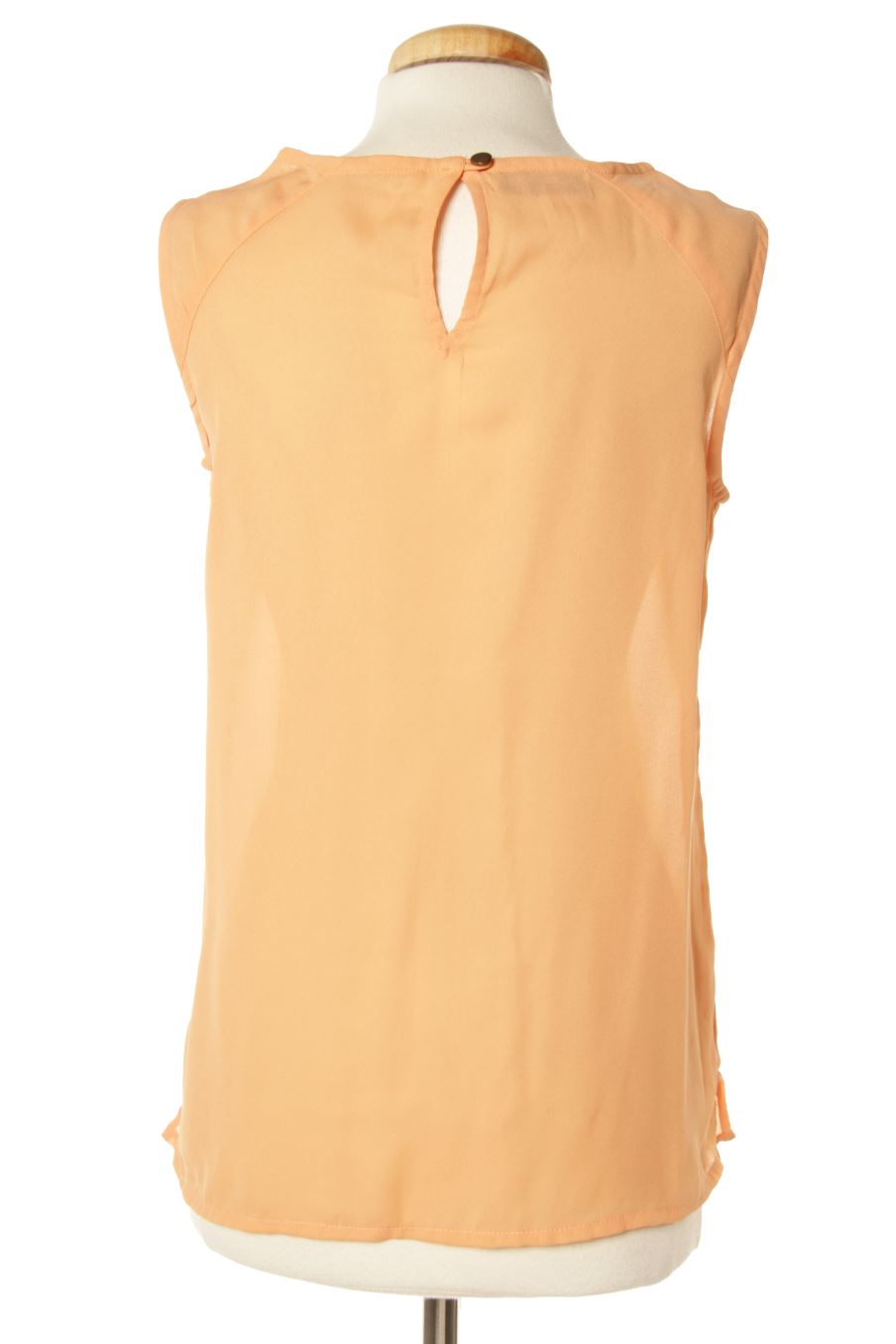 Blusa de manga corta de SUITEBLANCO de la talla XS, de color naranja