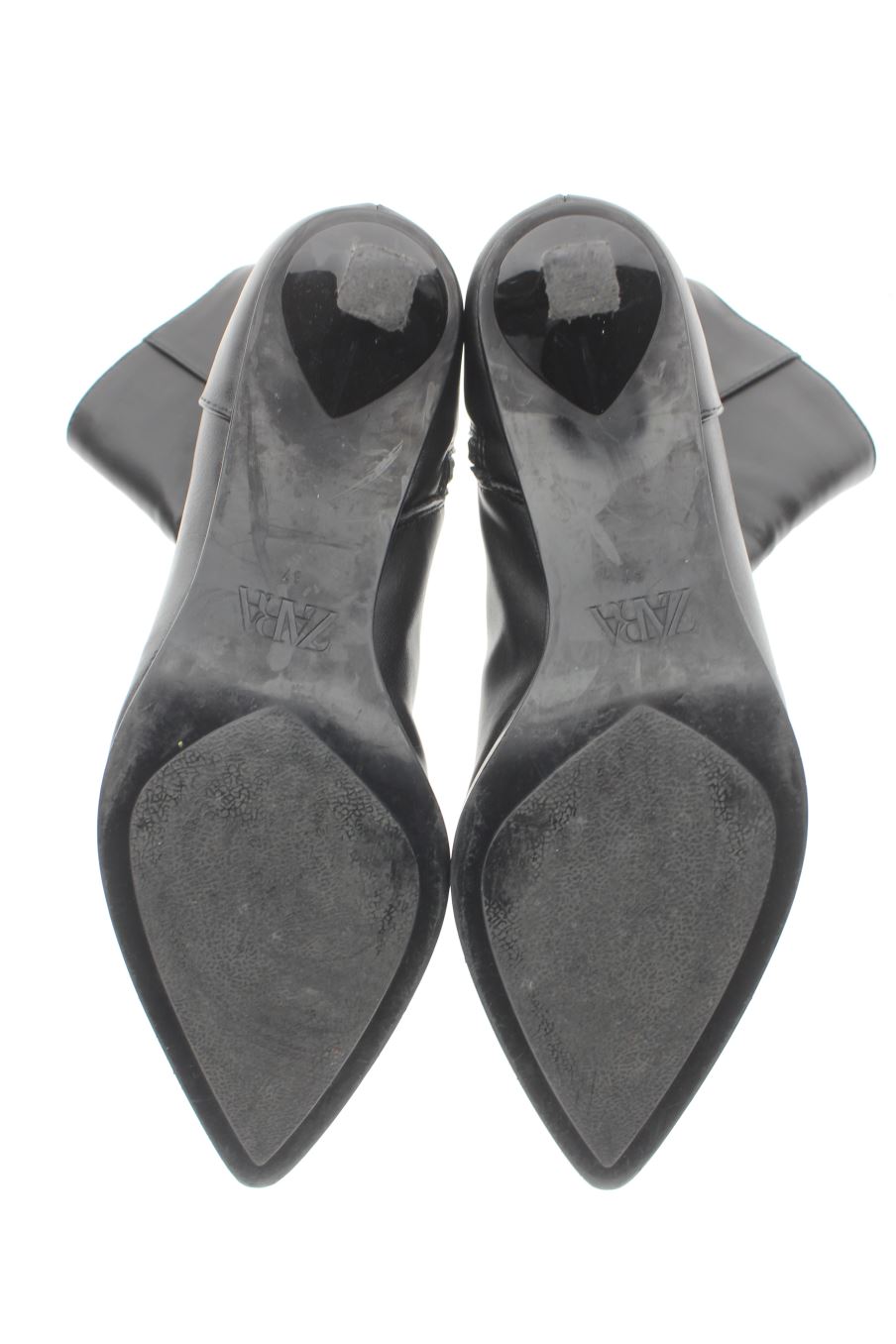 Botines de Zara de la talla 37, de color negro de