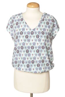 Blouse à manches courtes S by one