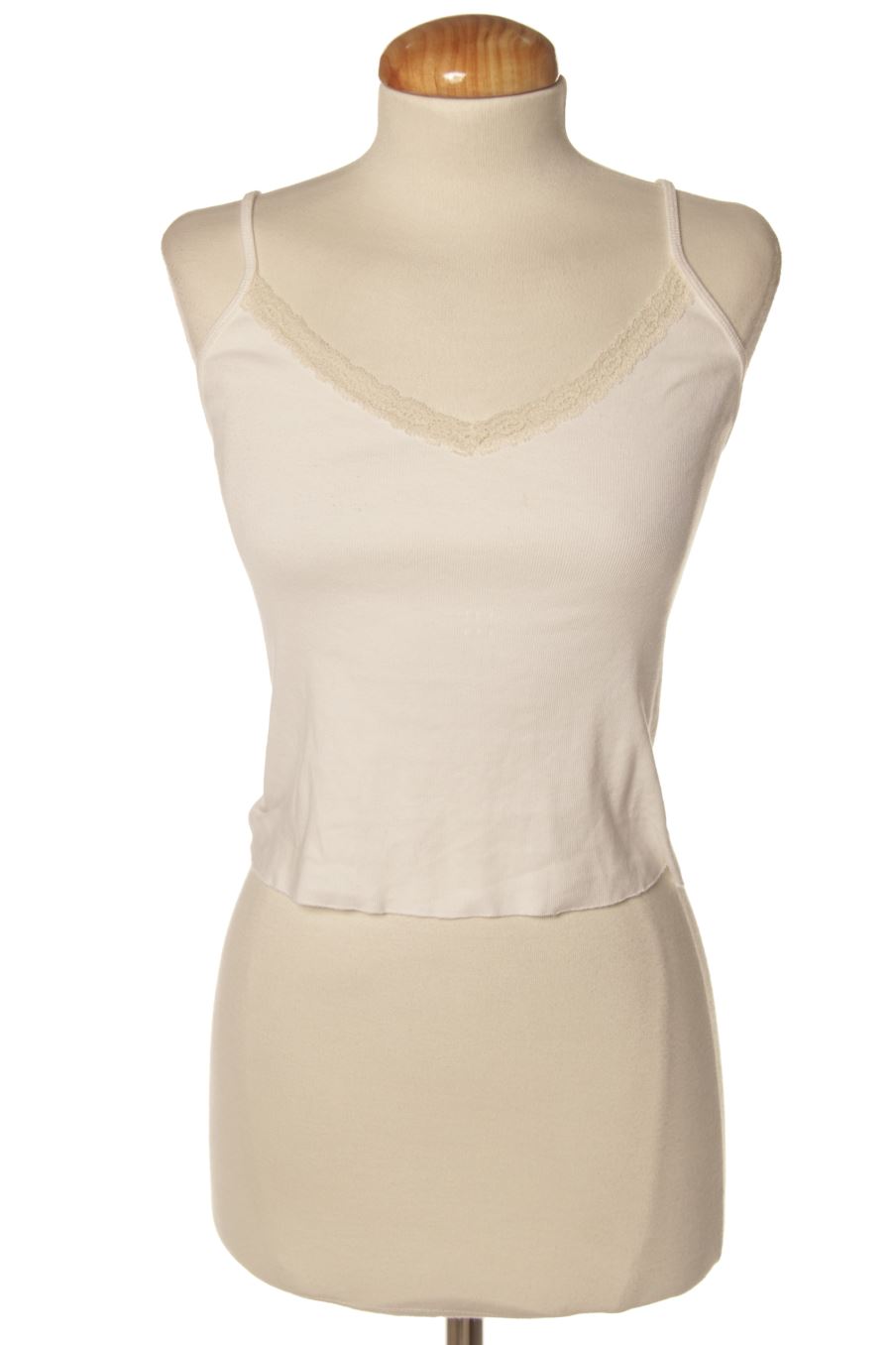 Top de Brandy Melville de la talla XS, de color blanco