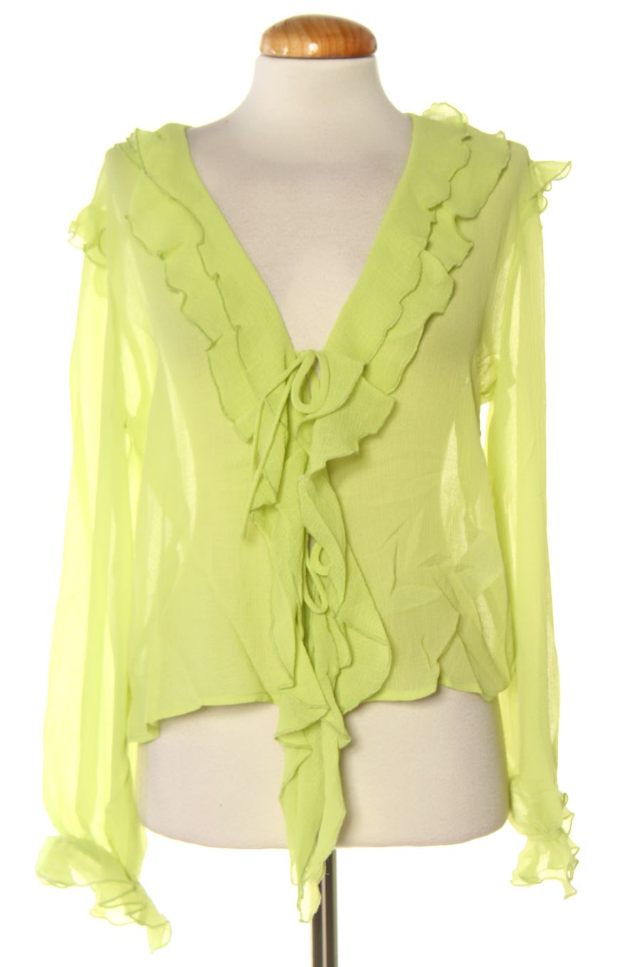 Blouse à manches longues Desigual de la taille M, de couleur vert