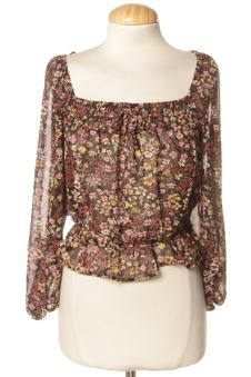 Blusa de manga larga XS Mango