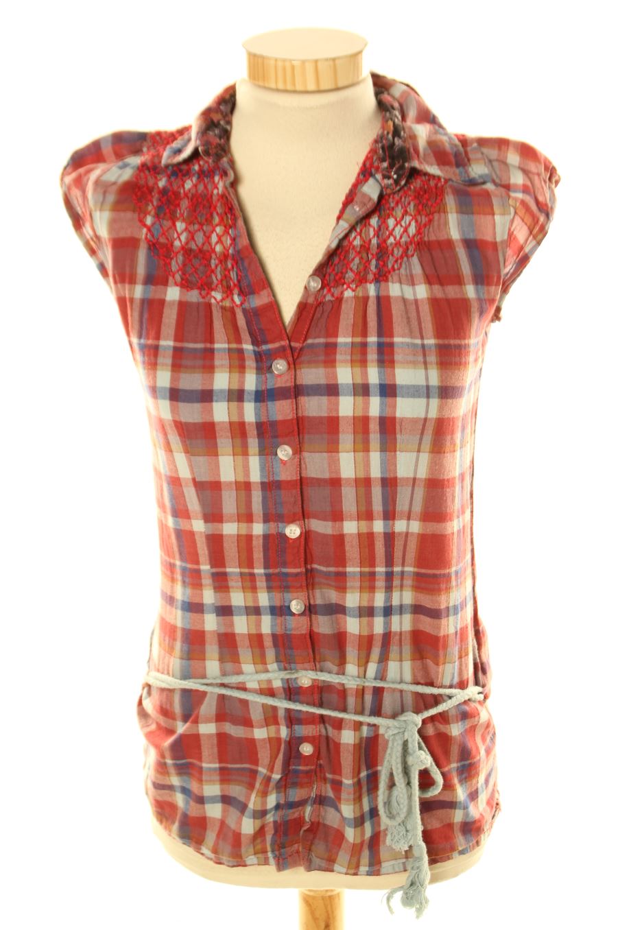 Camisa sin mangas de GARCIA product with character de la talla XS, de color cuadros