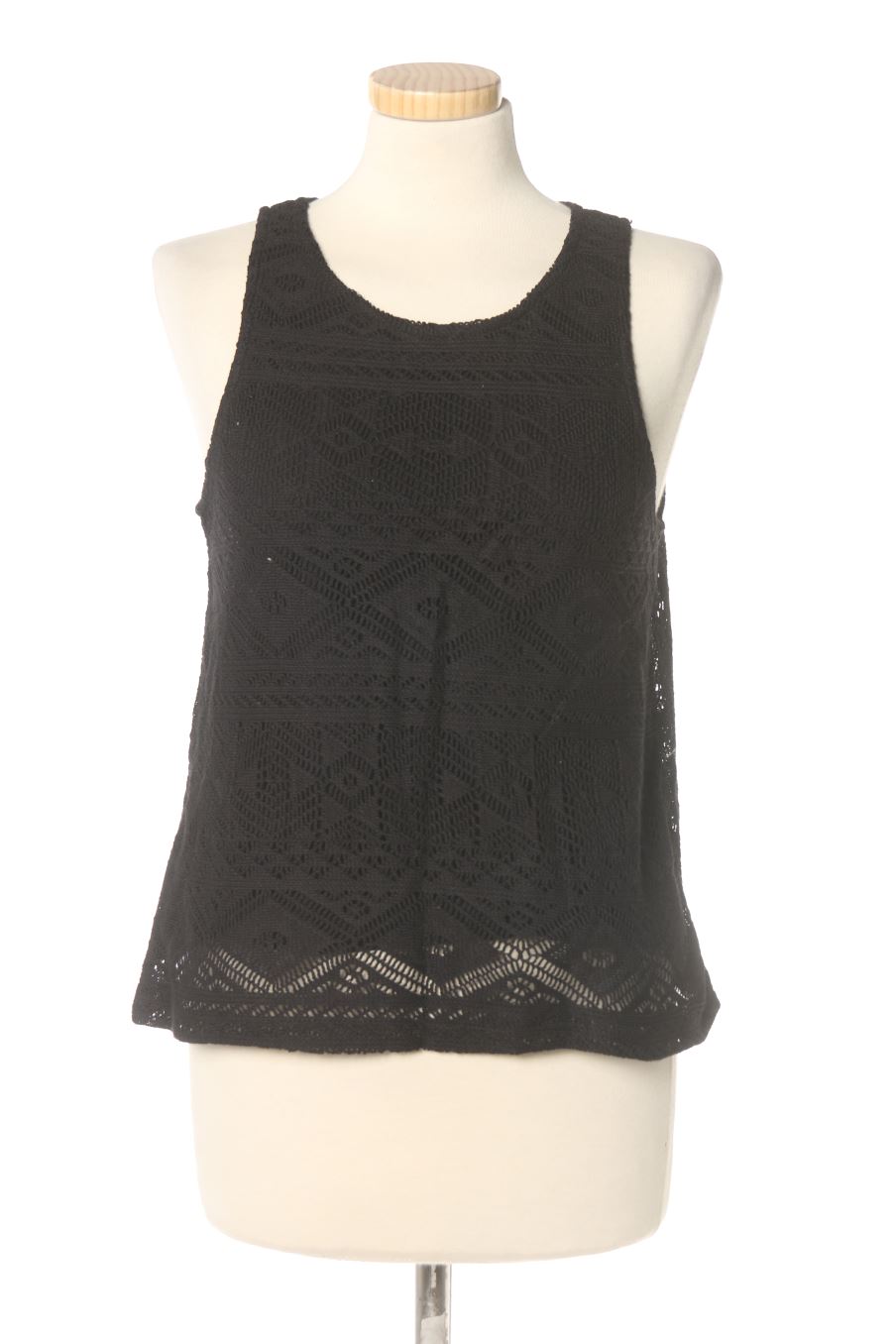 Top de Stradivarius de la talla S, de color negro